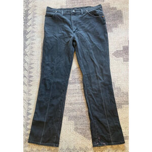 VTG Wrangler‎ 38x34 Black Jeans Denim Pants Mens